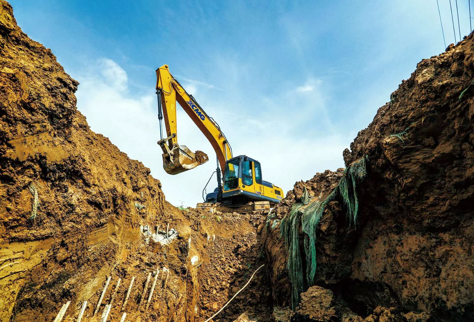 Excavators construction machinery
