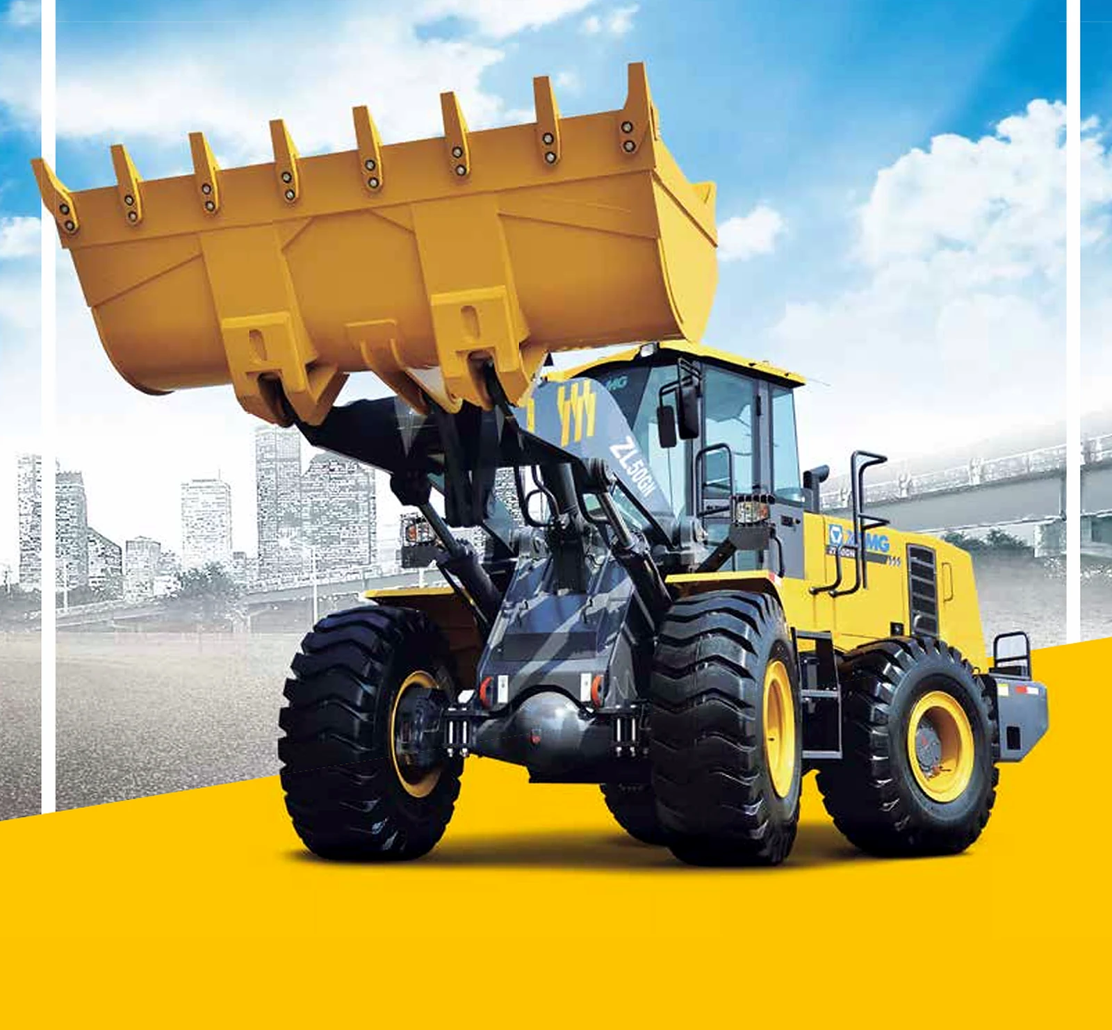 XCMG ZL50GN wheel loader at work